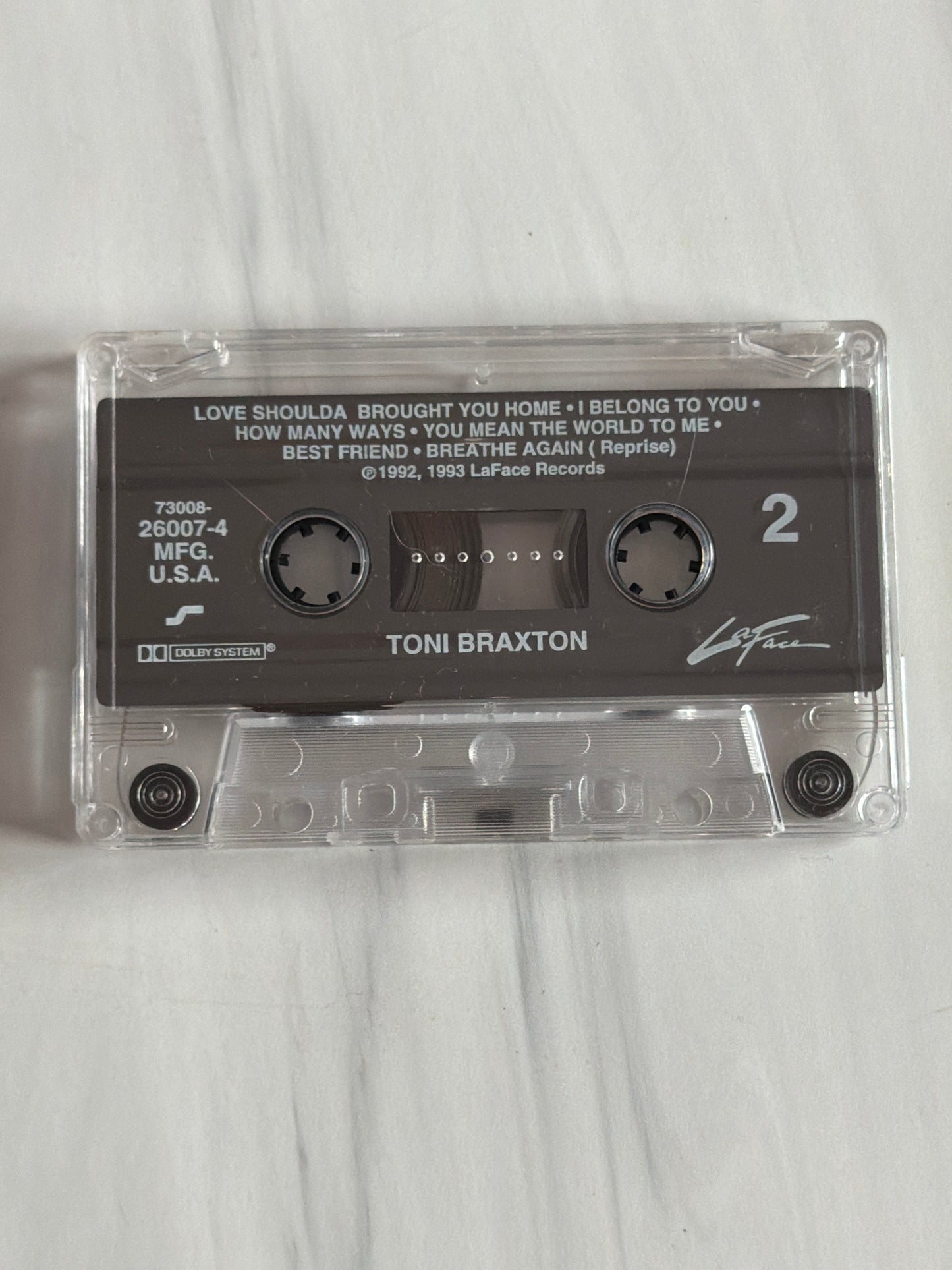 Toni Braxton - Toni Braxton (Cassette)