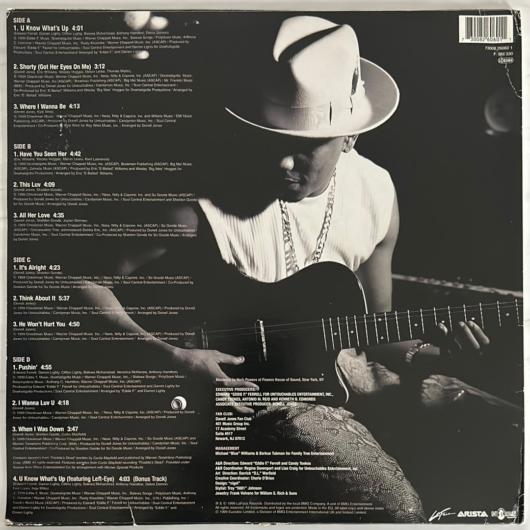 Donell Jones – Where I Wanna Be (1999 EU Original Press) - Ultrasonic Cleaned