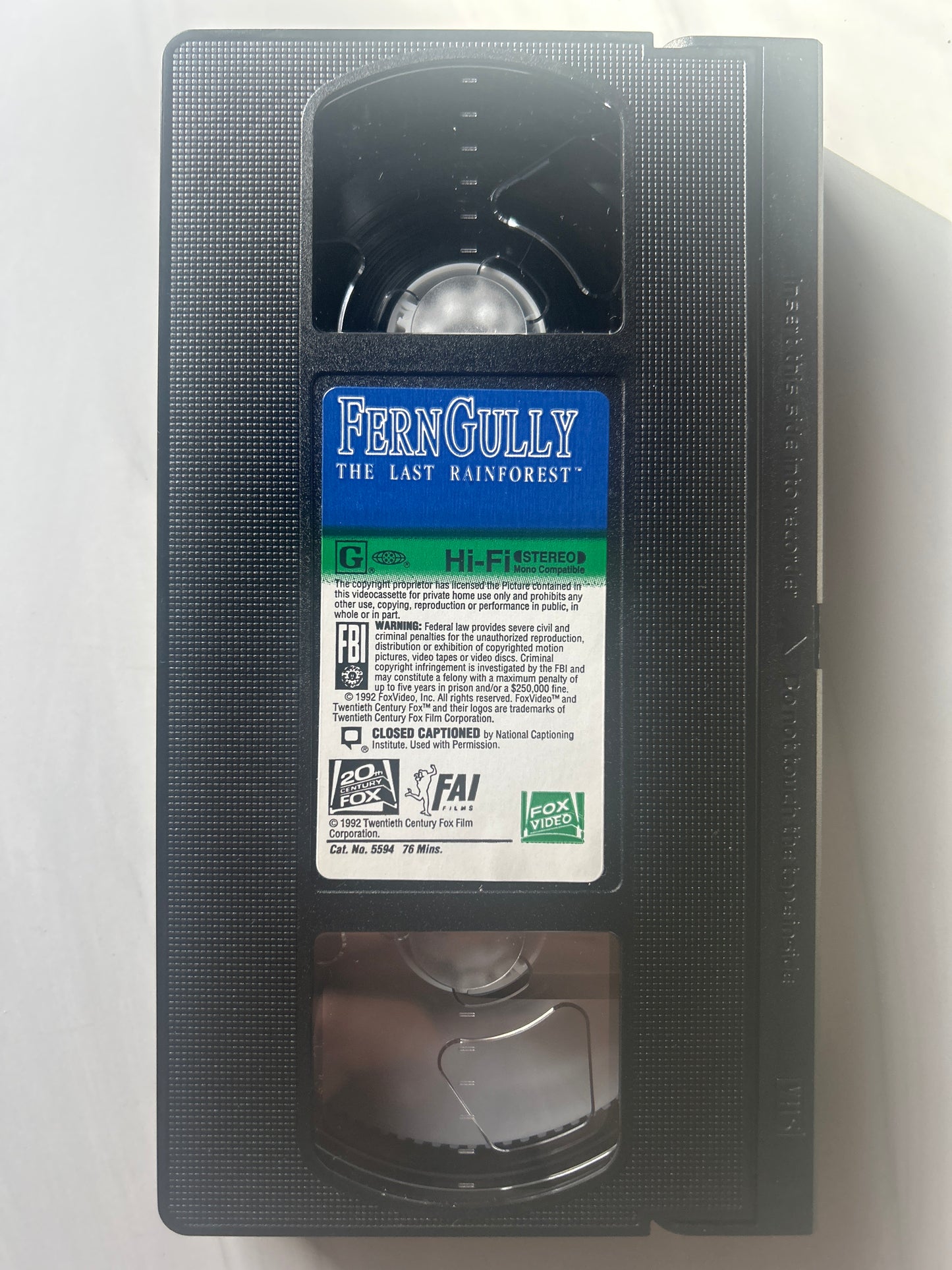 FernGully The Last Rainforest (VHS)