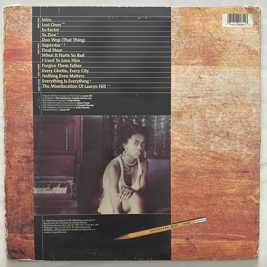 Lauryn Hill - The Miseducation of Lauryn Hill (1998 US Original Press) - Ultrasonic Cleaned