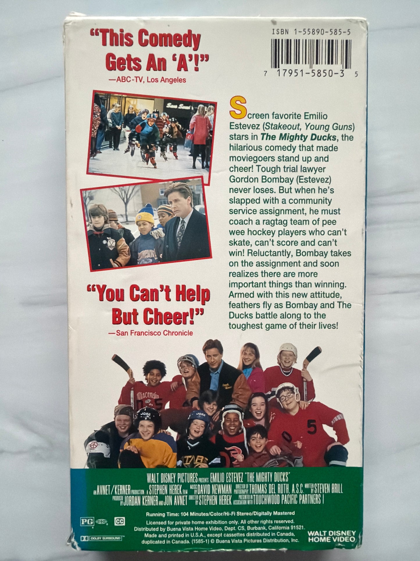 The Mighty Ducks (VHS)