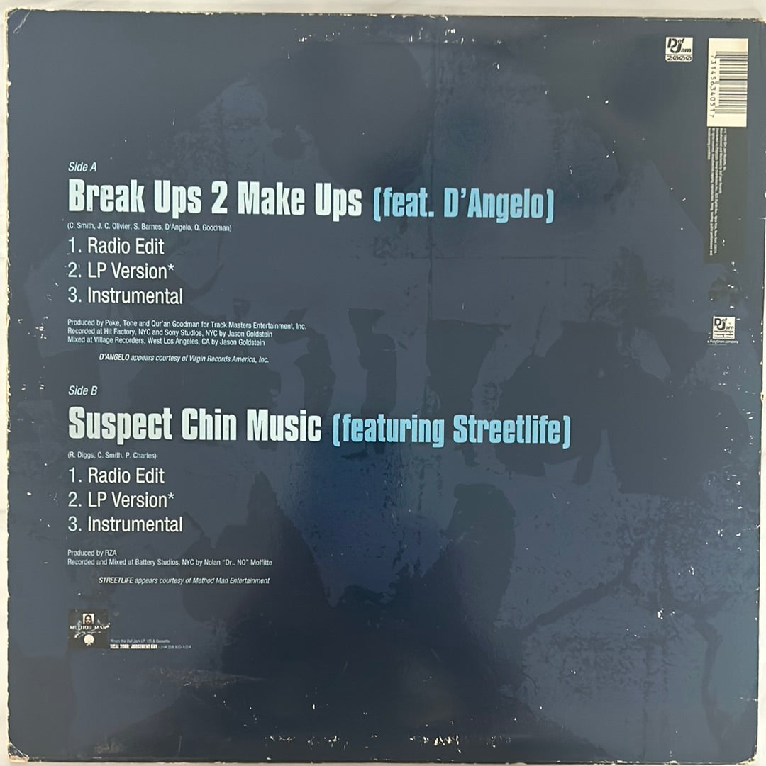 Method Man - Break 2 Make Ups (featuring D'Angelo) - 12" Single