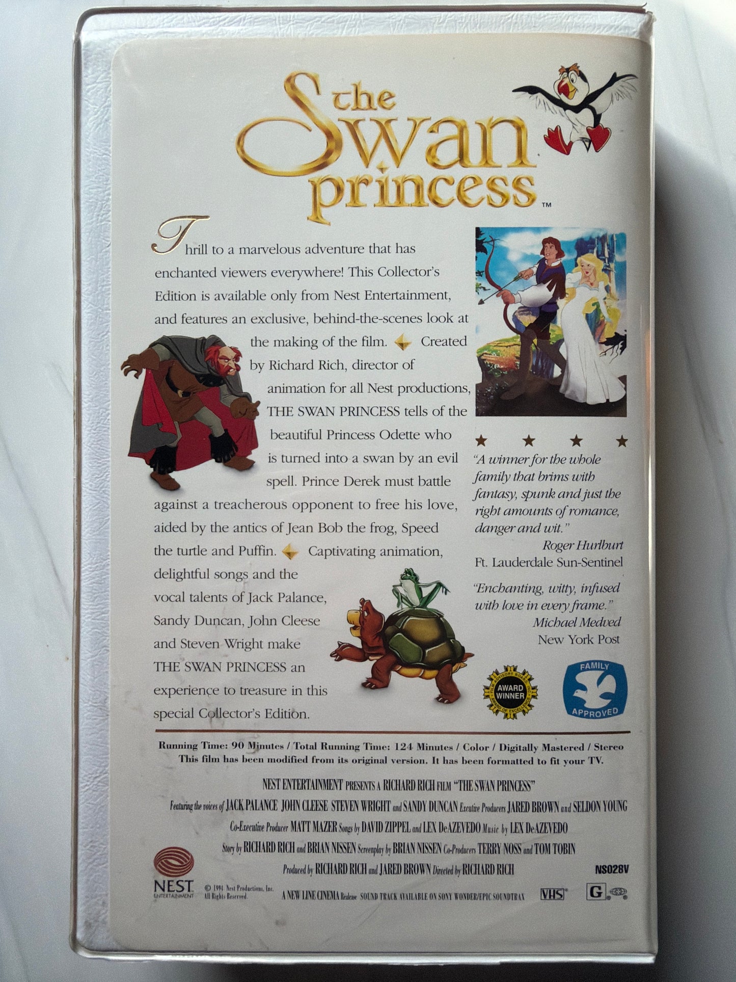 The Swan Princess - Collectors Edition (VHS)