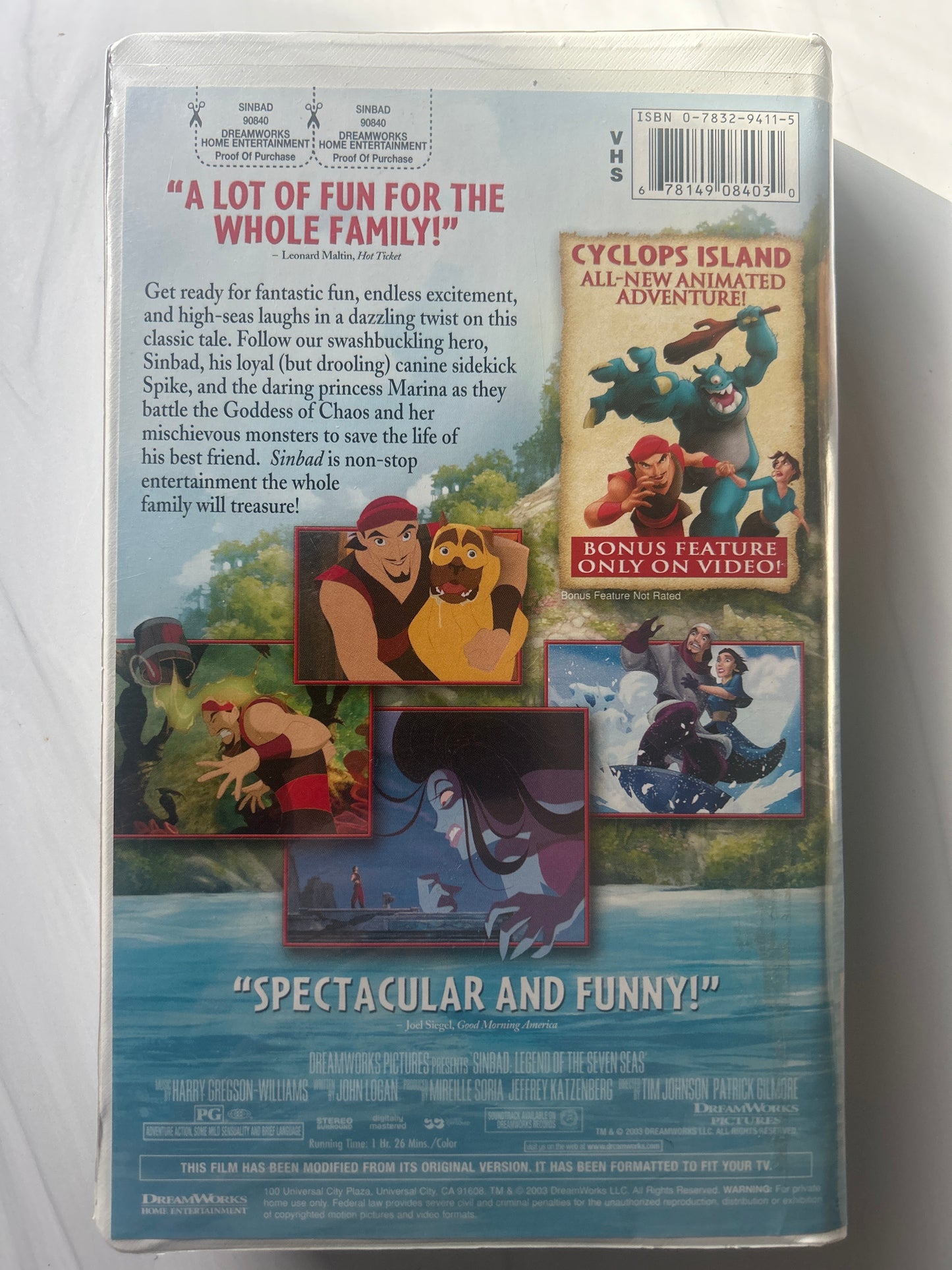 Sinbad - Legend Of The Seven Seas (VHS)