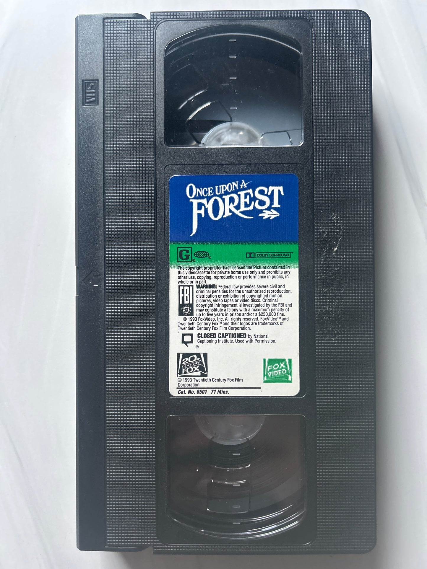 Once Upon A Forest (VHS)
