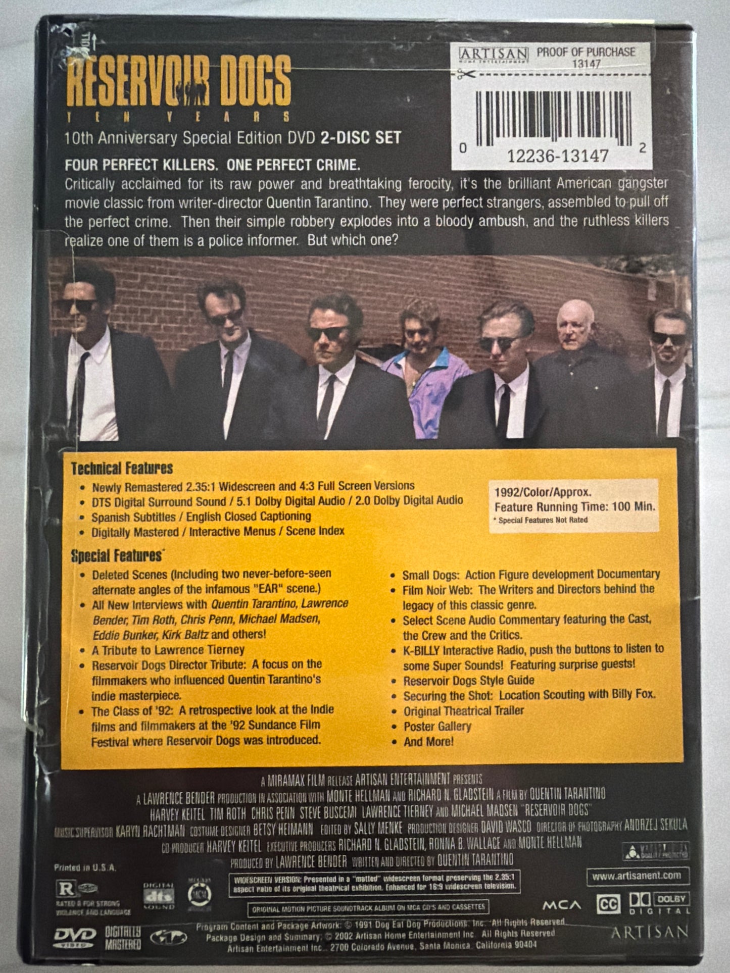 Reservoir Dogs - Ten Years (DVD)