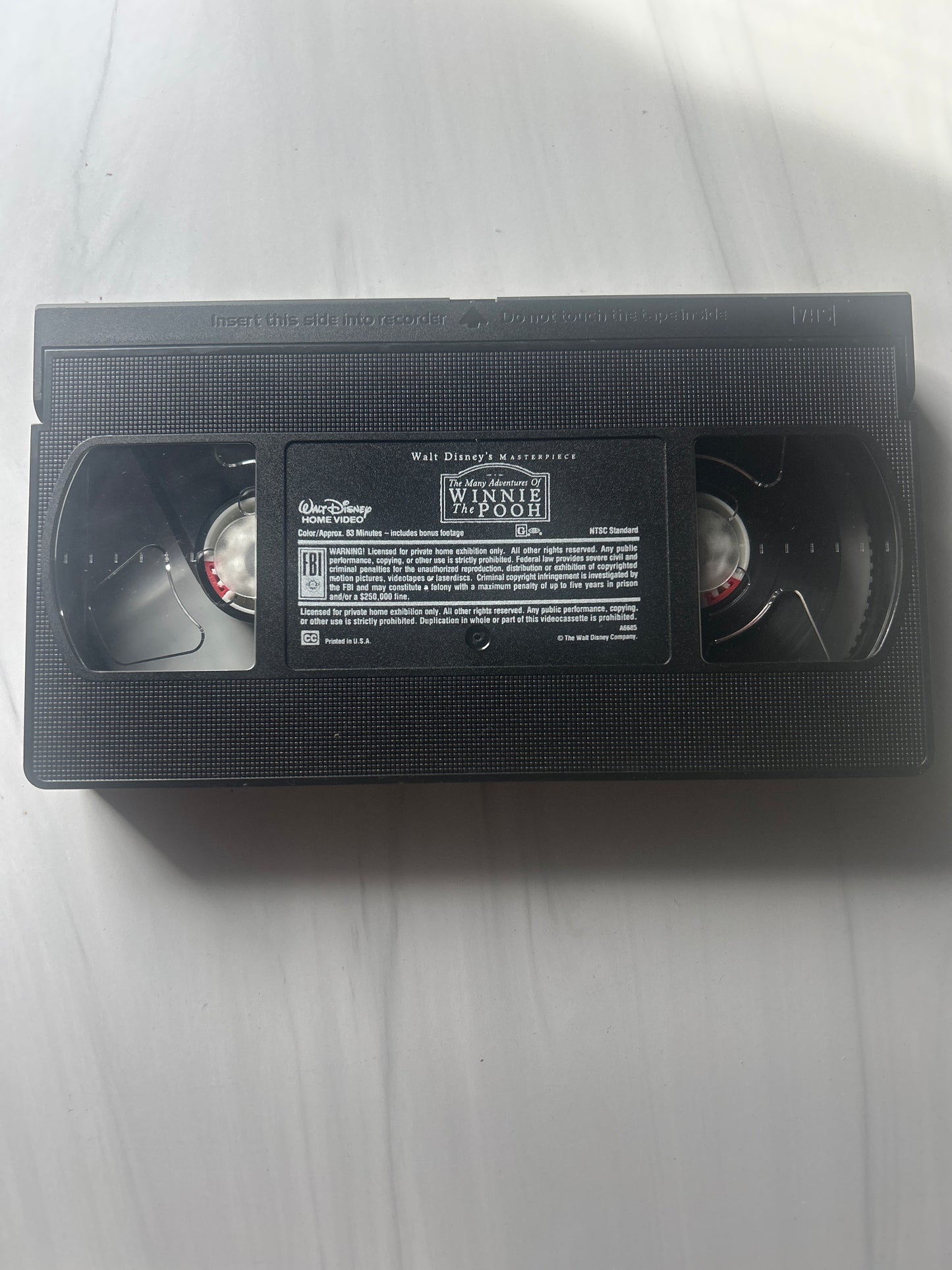 The Many Adventures of Winnie the Pooh (VHS)