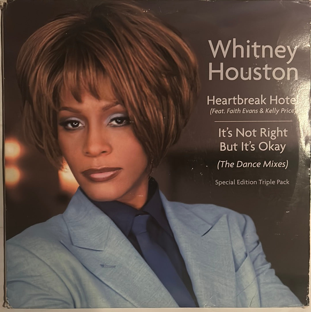 Whitney Houston - Heartbreak Hotel / It's Not Right But It's Okay (The Dance Mixes) - 12" Single (3 Record Set)