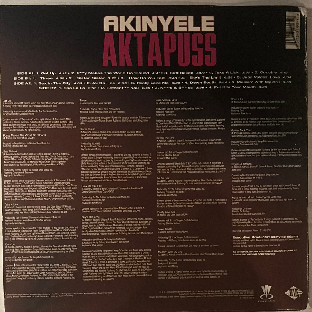 Akinyele - Aktapuss (1999 US Original Press)