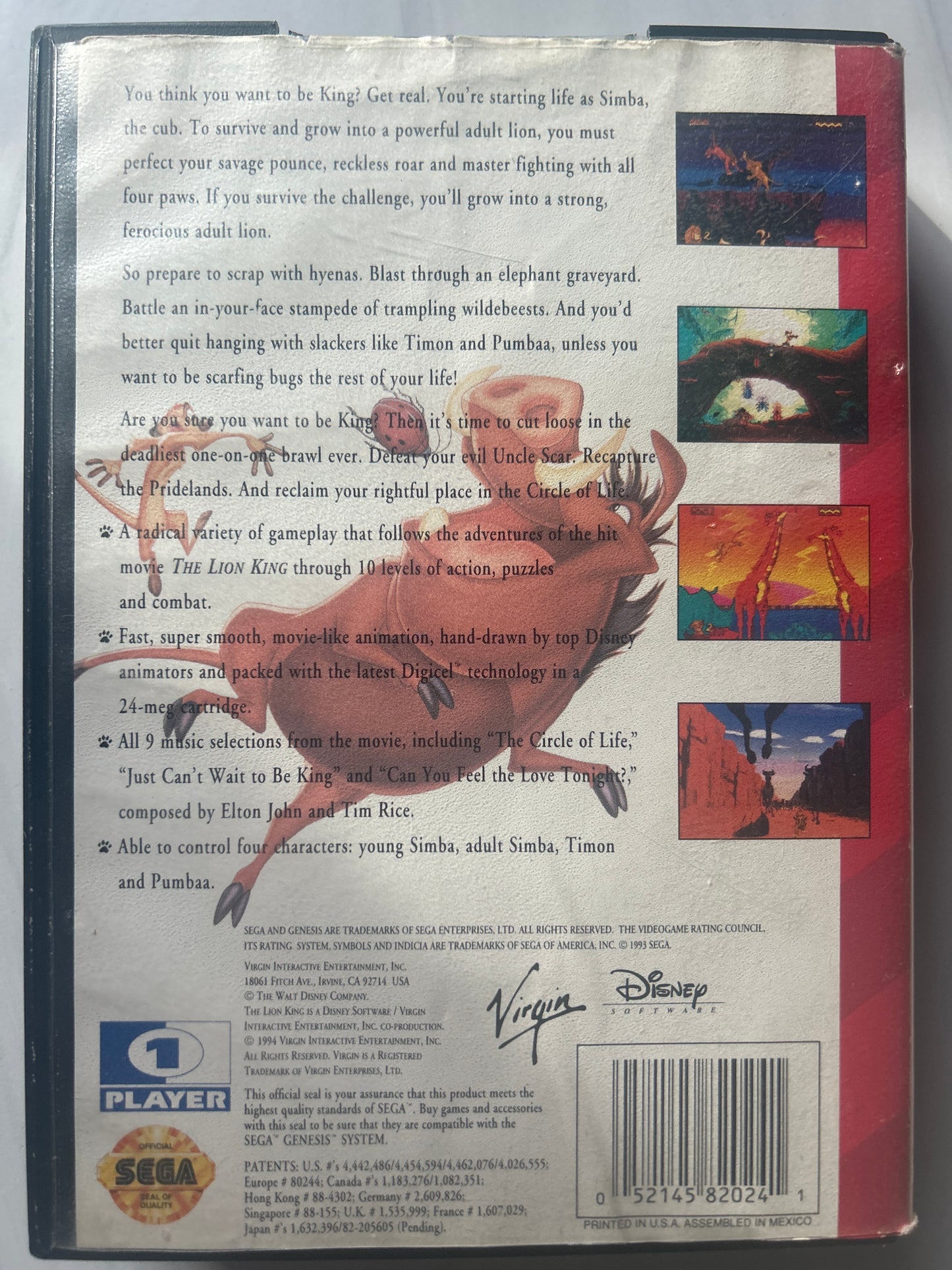 The Lion King (SEGA)