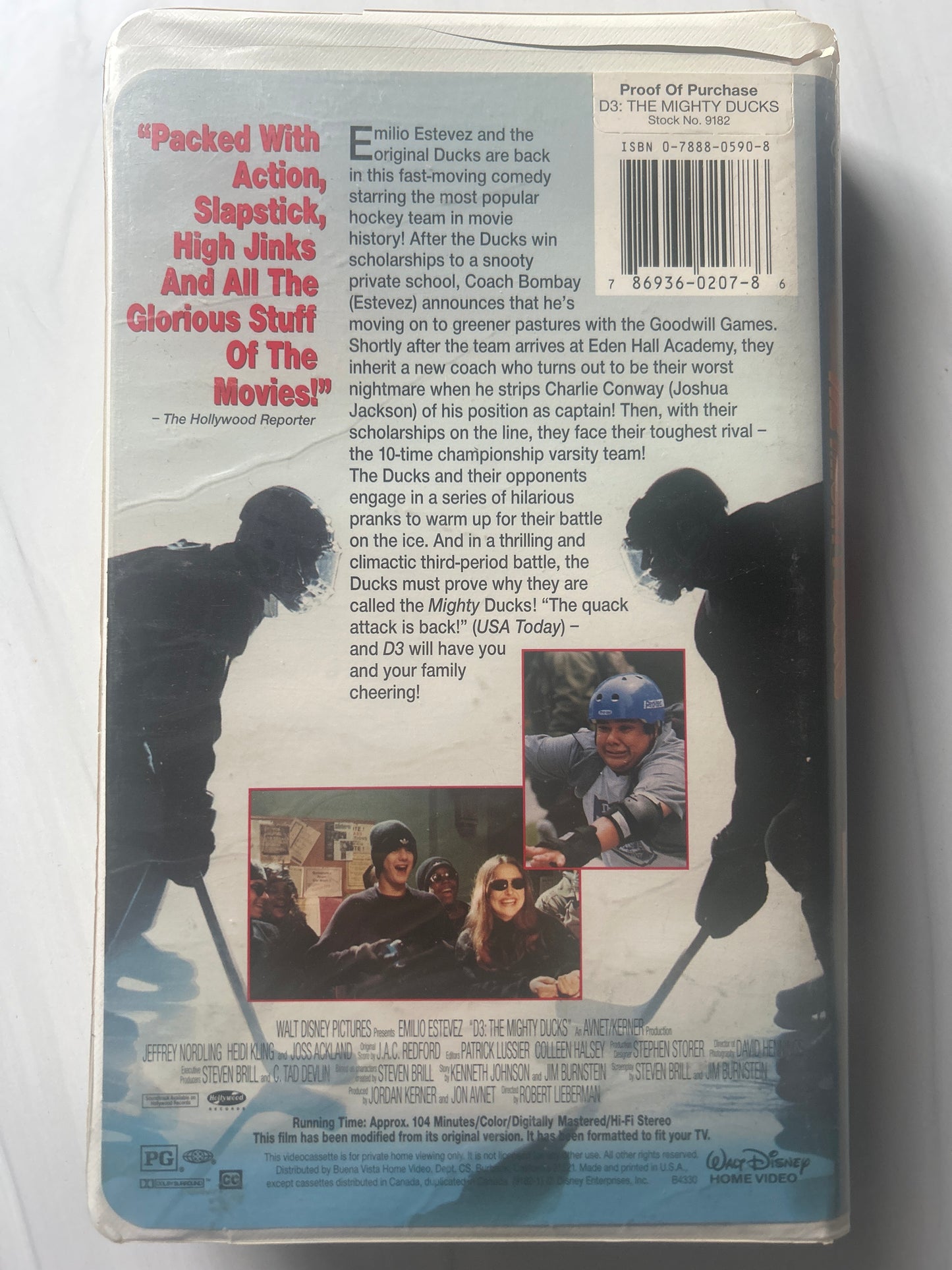 D3 The Mighty Ducks (VHS)
