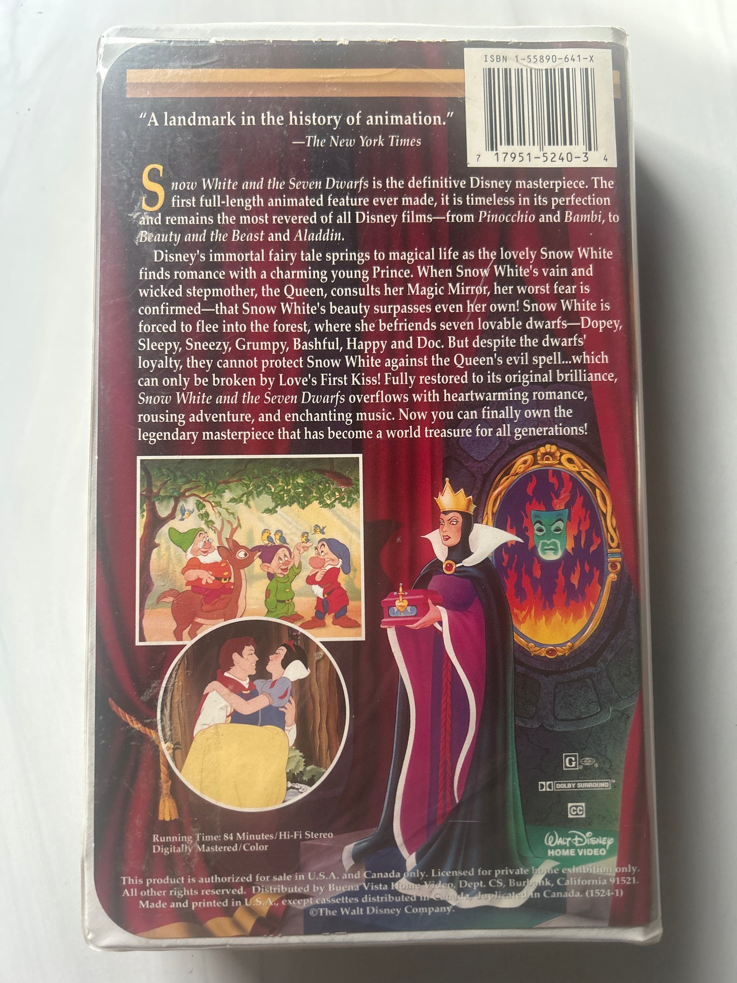 Snow White and the Seven Dwarfs (VHS)