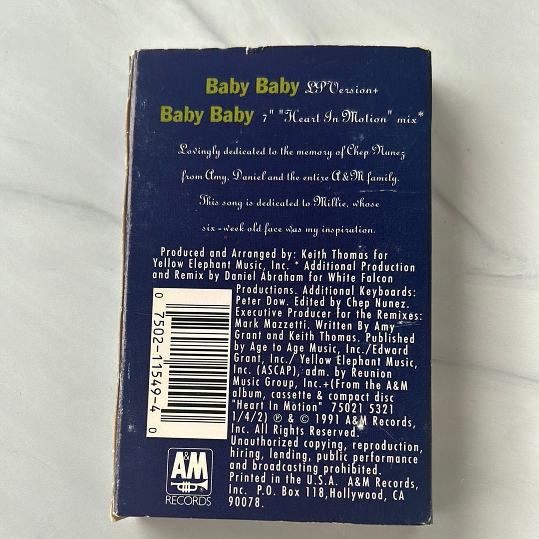 Amy Grant - Baby Baby (CASSETTE Single)