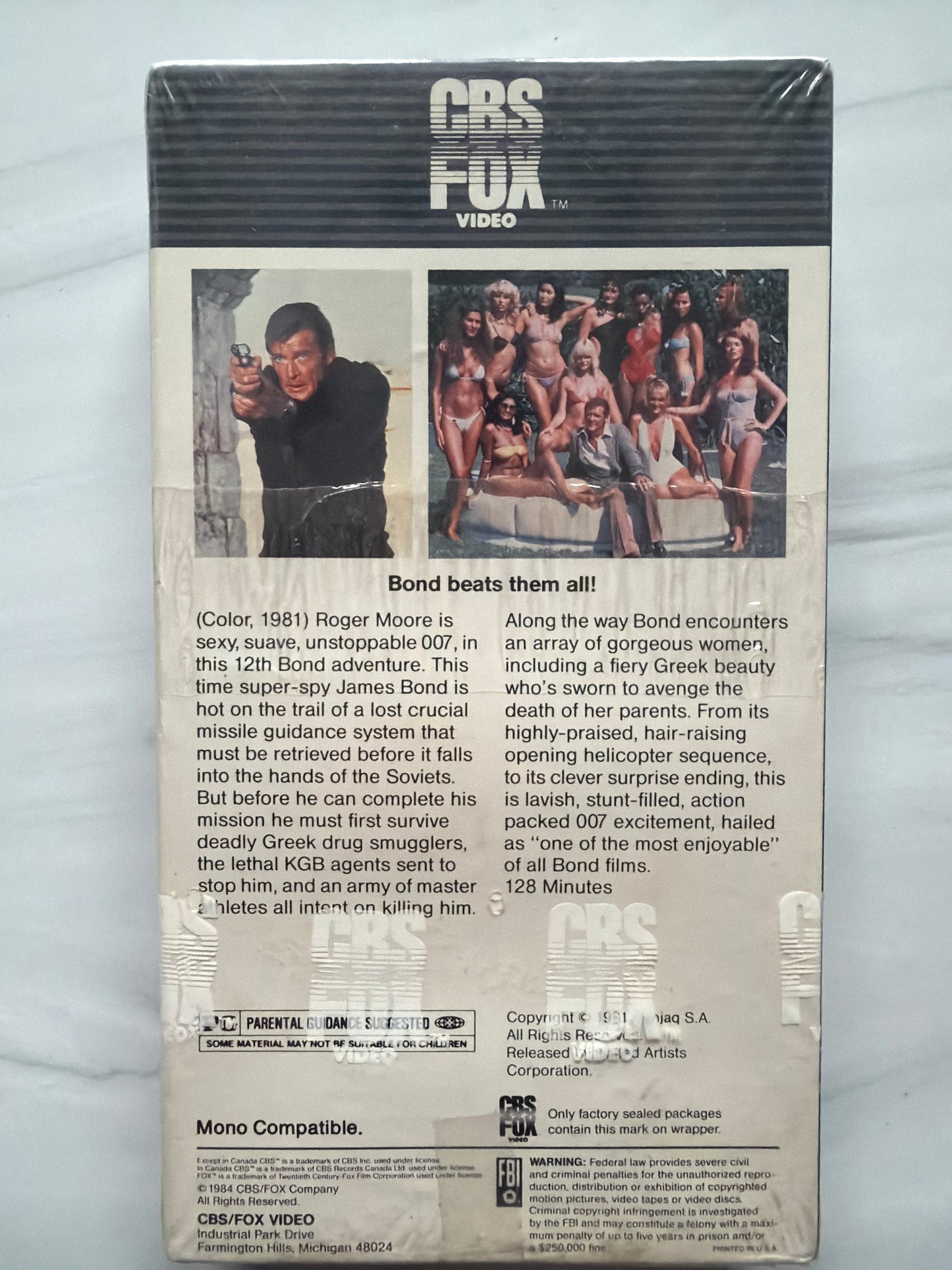 For Your Eye Only (VHS)