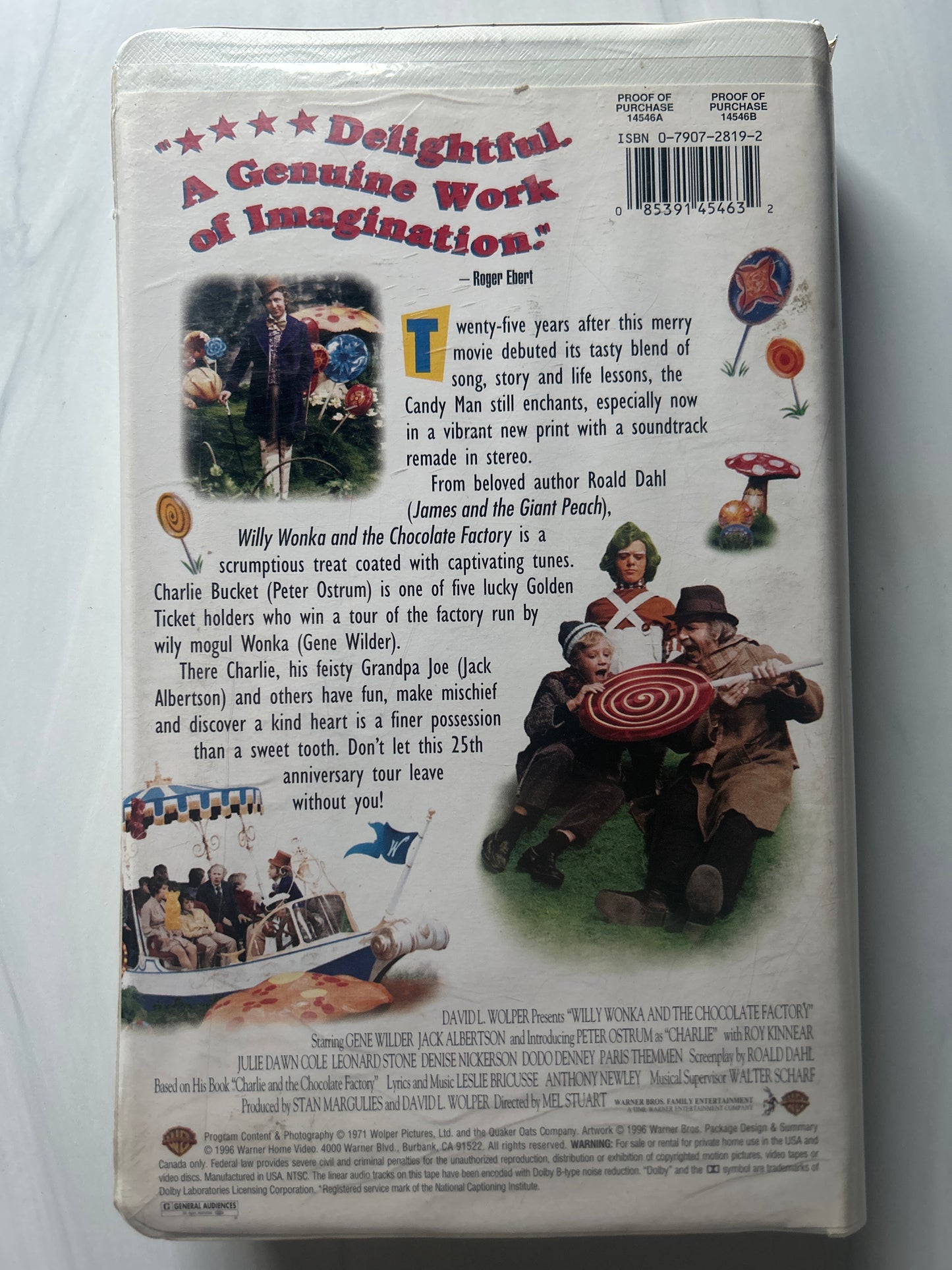 Willy Wonka & The Chocolate Factory - 25th Anniversary (VHS)