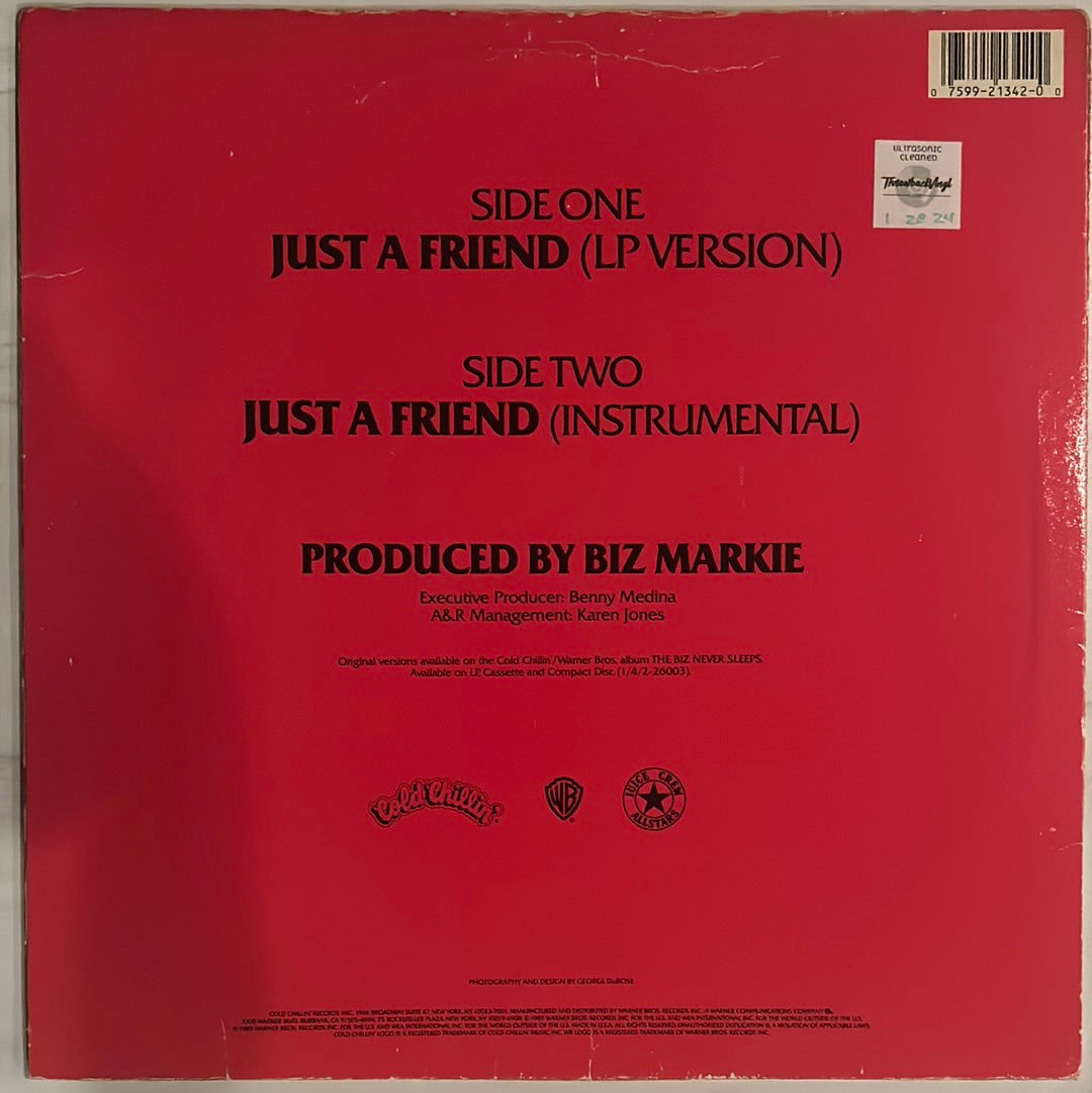 Biz Markie - Just A Friend (12" Single)