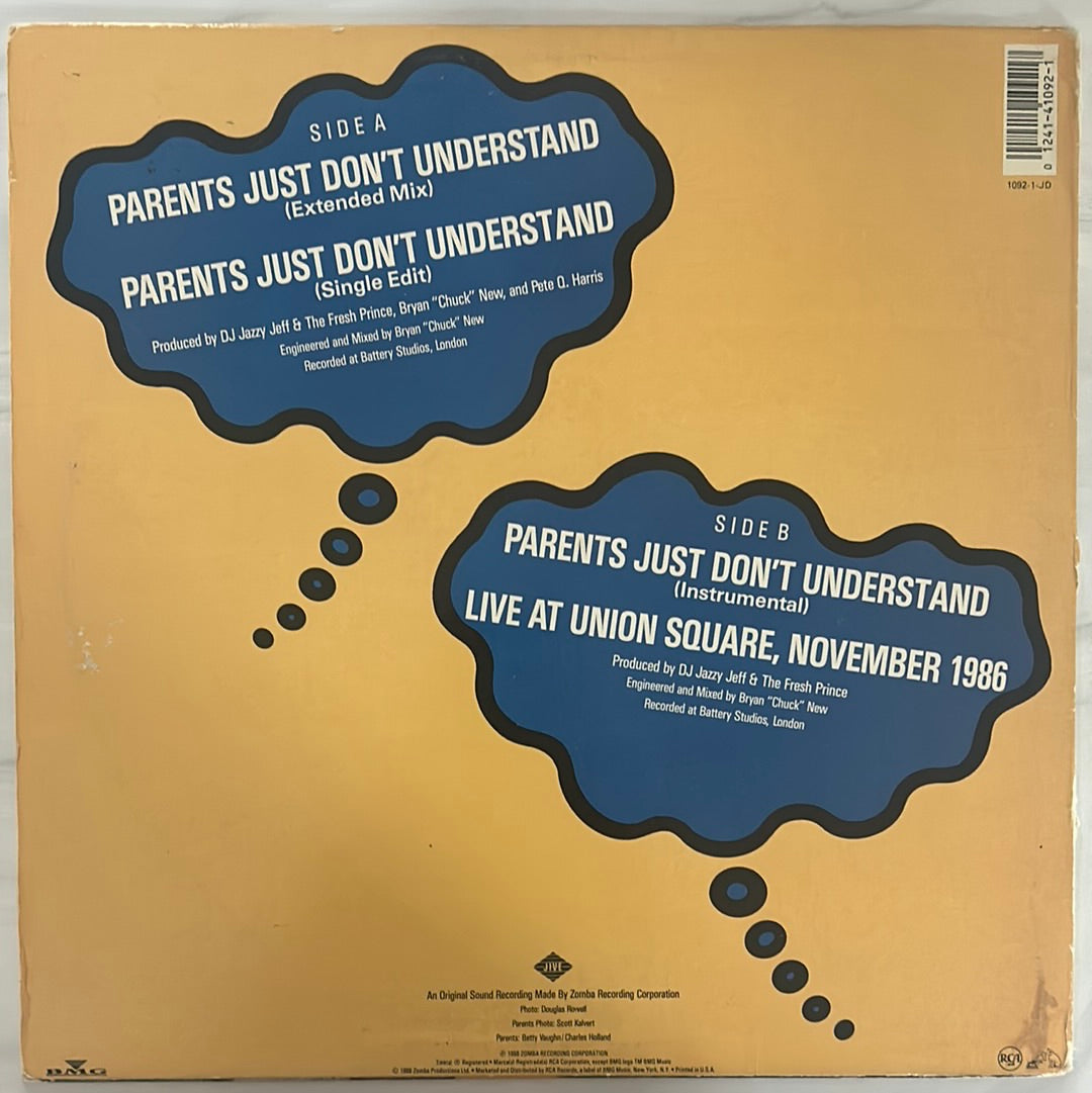 DJ Jazzy Jeff & The Fresh Prince - Parents Just Don't Understand (12" Single)