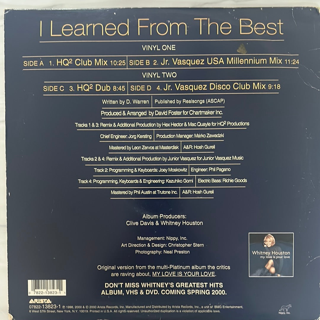 Whitney Houston - I Learned From The Best (12" Single)