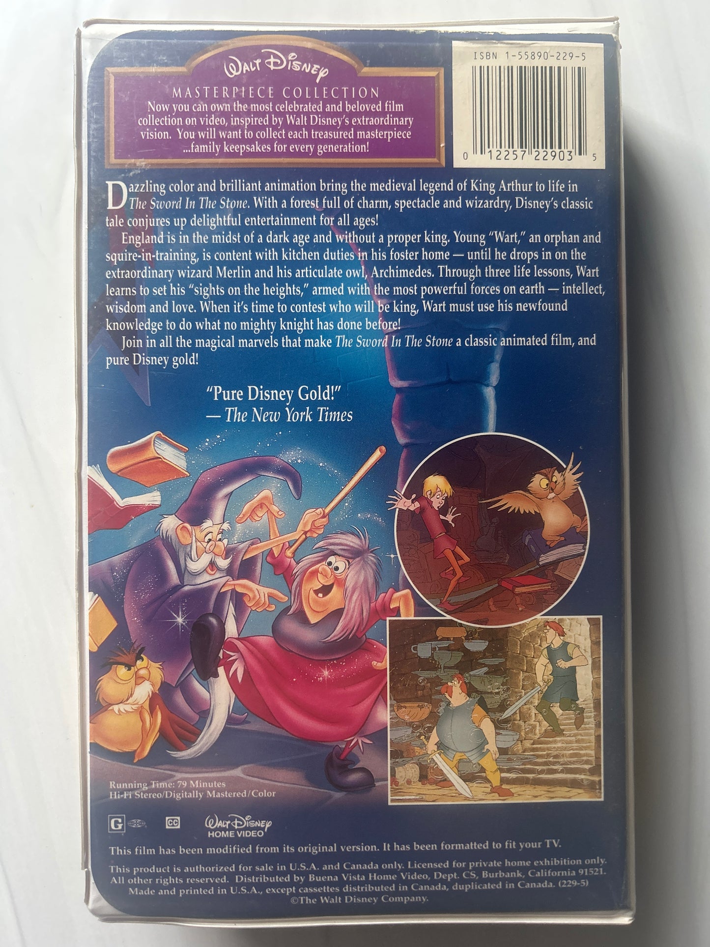 The Sword In The Stone (VHS)
