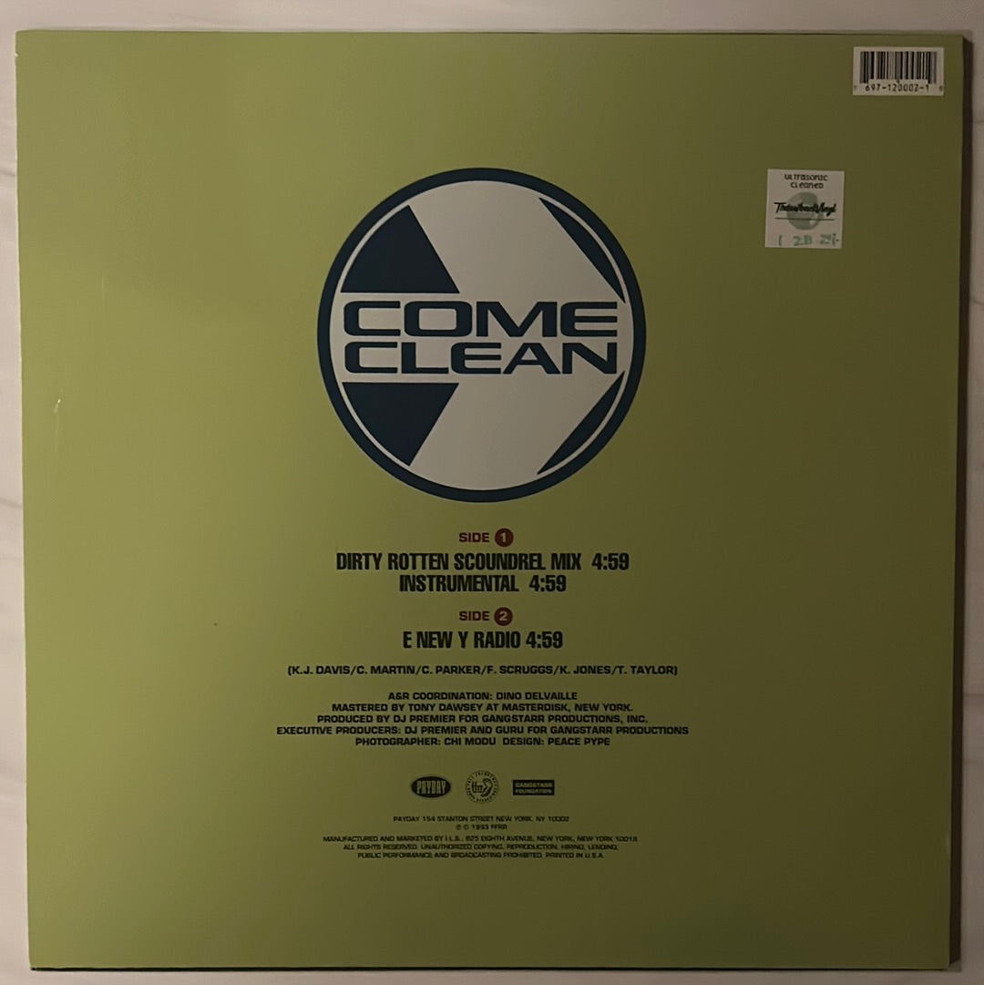 Jeru The Damaja - Come Clean (12" Single)