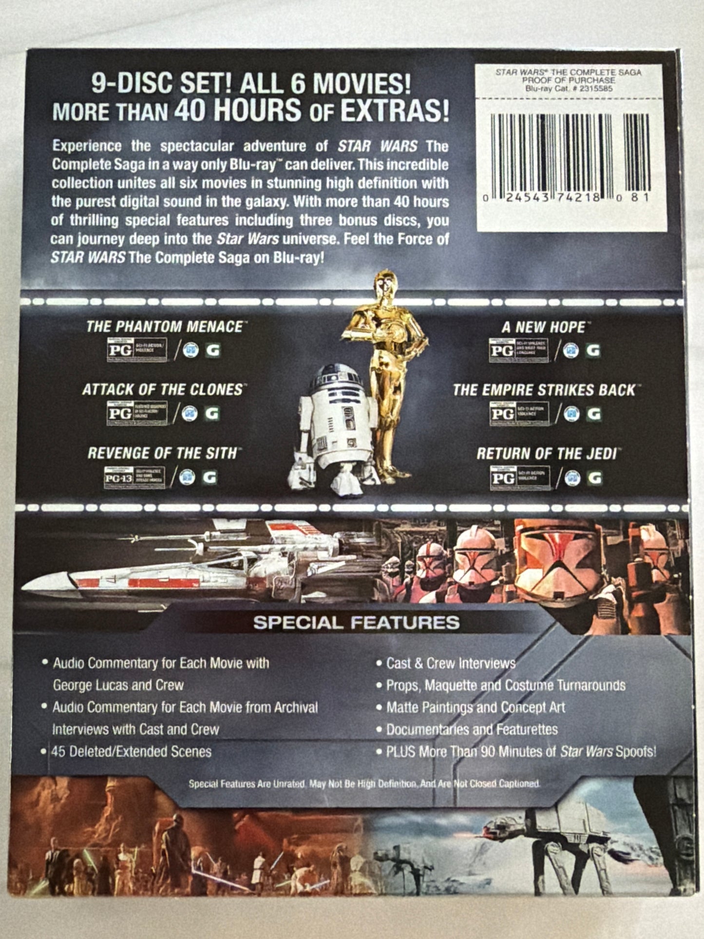 Star Wars - Complete Saga (DVD)