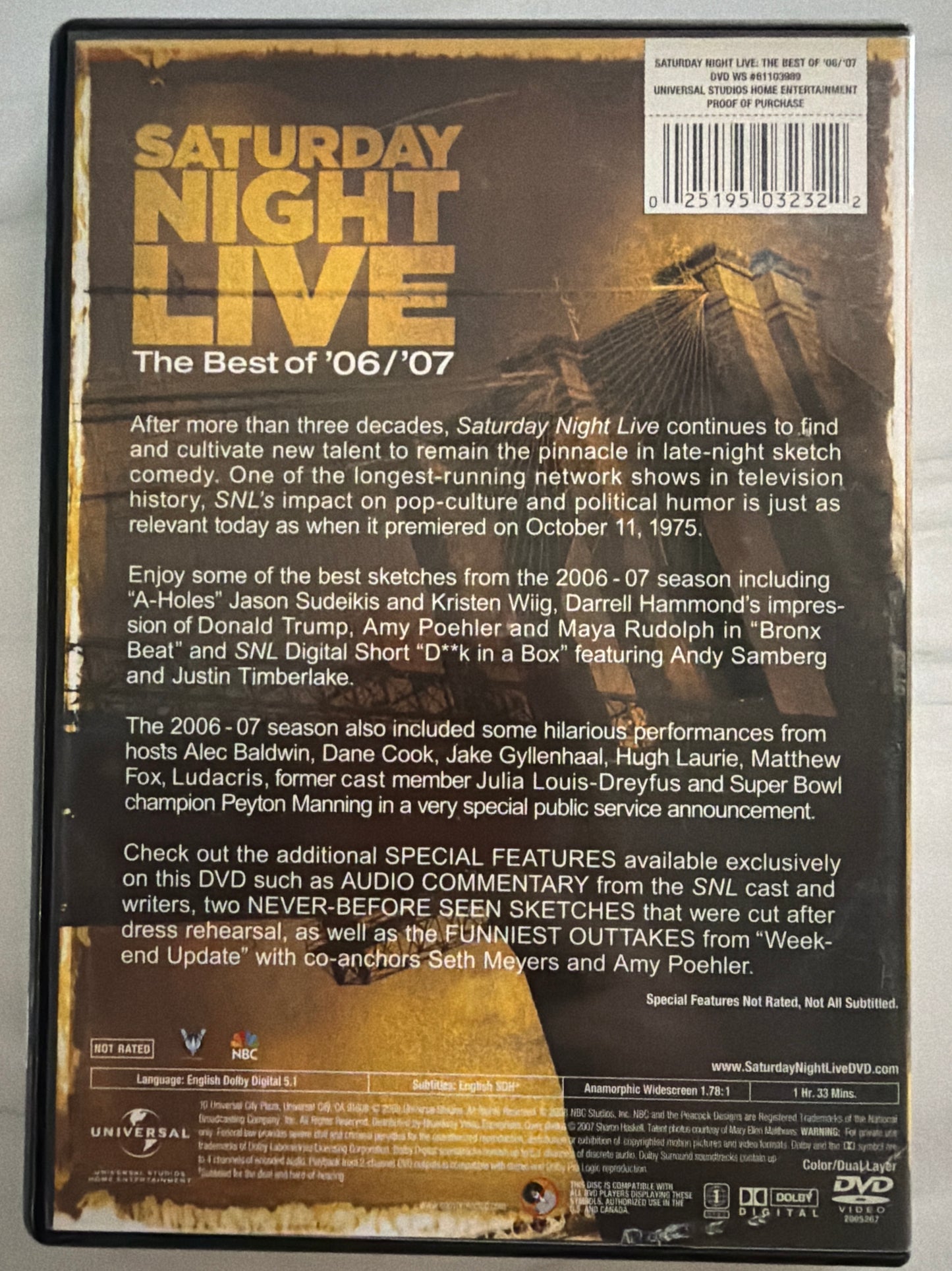 Saturday Night Live - Best of '06 / '07 (DVD)