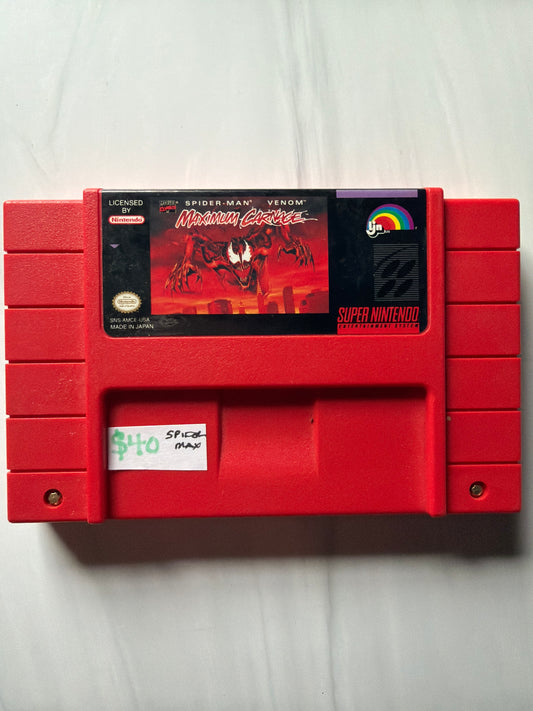 Spiderman Venom Maximum Carnage (SNES)
