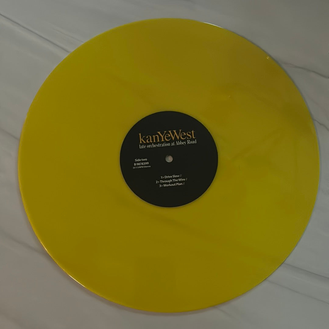 Kanye West - Late Orchestration (2020 Unofficial, Yellow Vinyl)