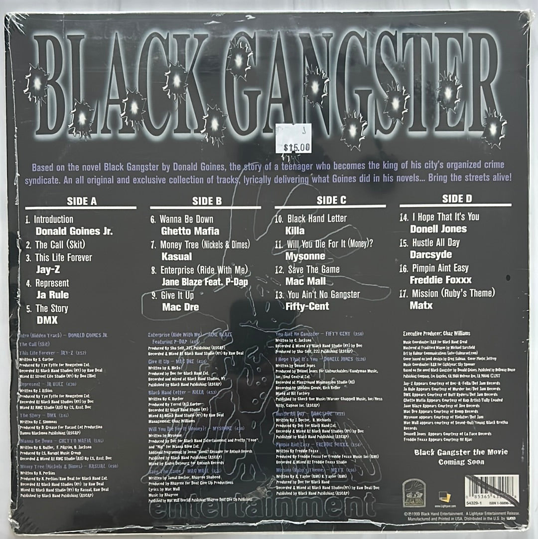 Black Gangster Soundtrack - (1999 US Original Press) SEALED