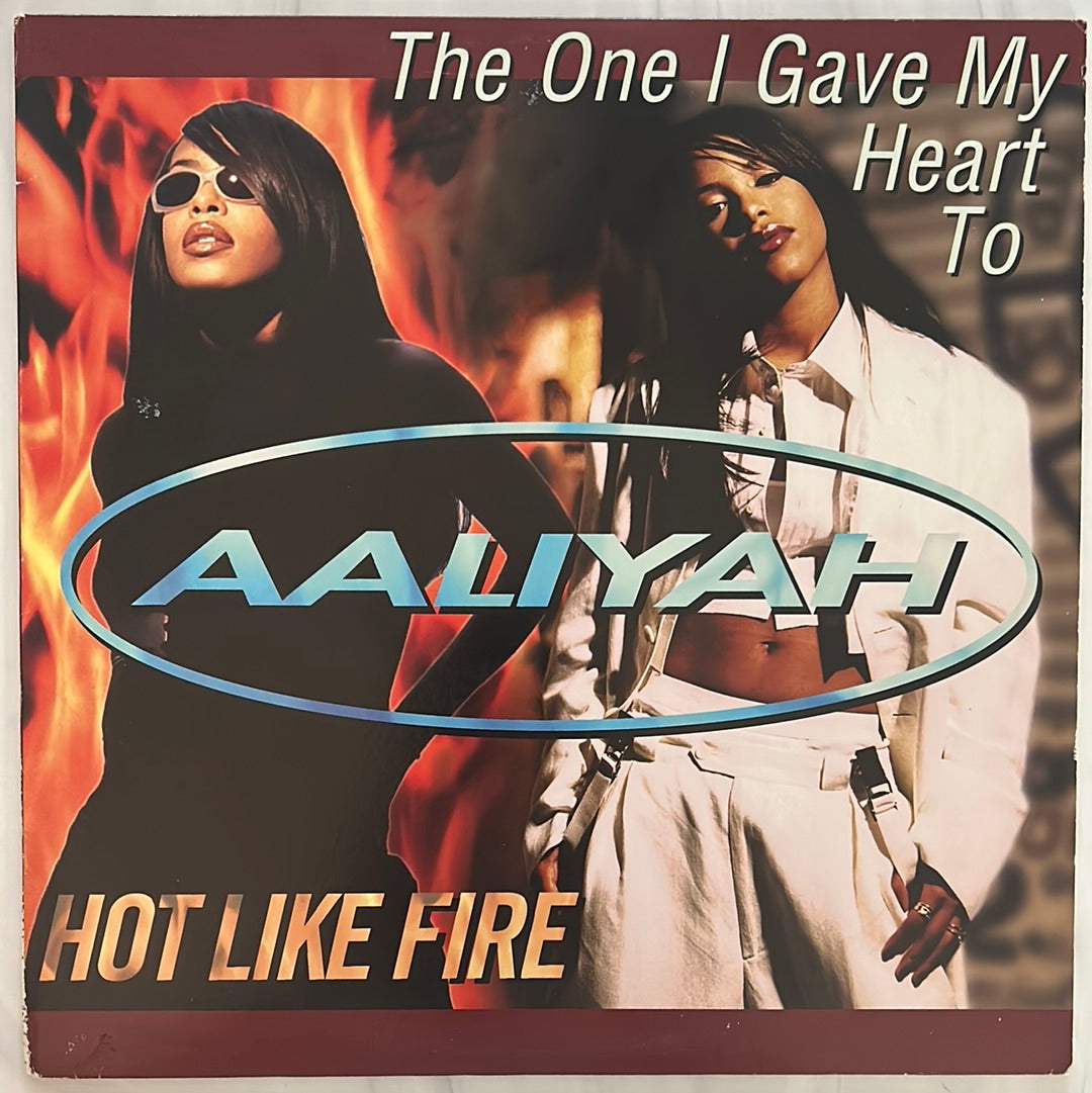 Aaliyah ‎– The One I Gave My Heart To / Hot Like Fire - 12" Single (1997 US Original Press)