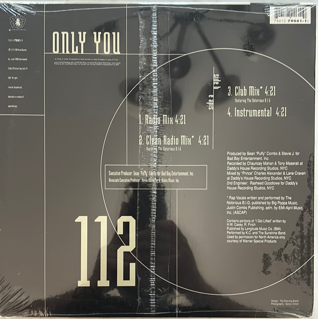 112 Featuring The Notorious B.I.G. ‎– Only You 12' (1996 US Original) - SEALED